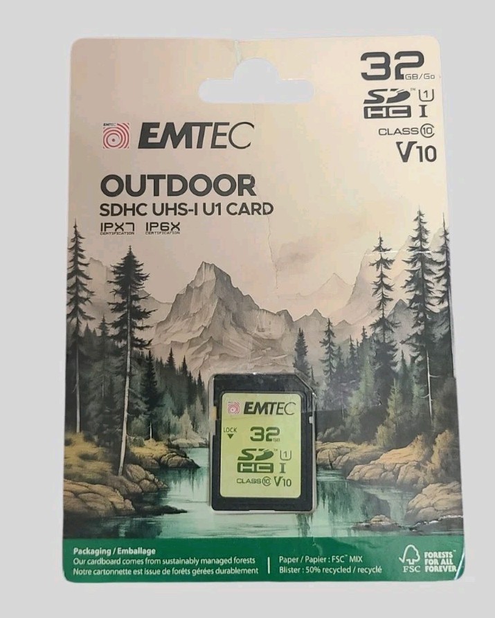 Emtec SD 32GB UHS-I U1 V10 Rugged Outdoor Series Card