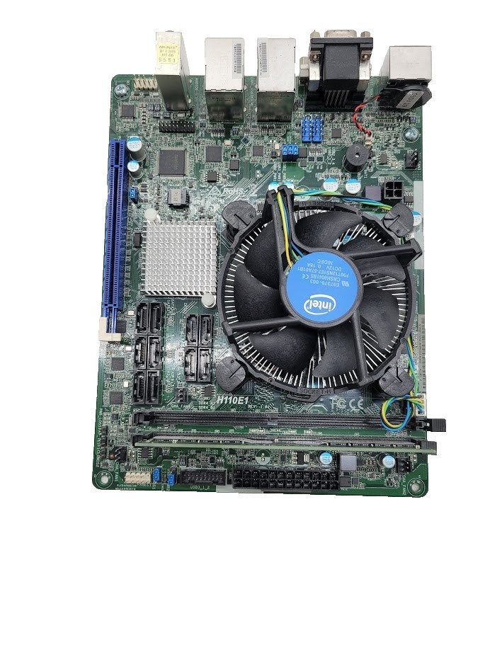 AsRock H110E1 Motherboard W/RAM 4GB DDR4 & Intel CPU i3-7300