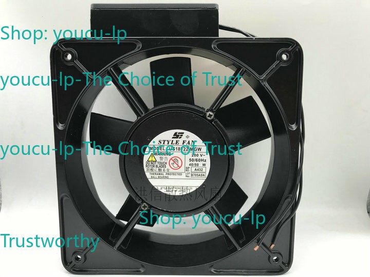 STYLE FAN US18F22-MGW 40/50W 18065 high temperature resistant cooling fan