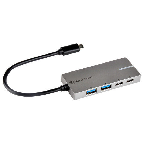 Silverstone EP09C USB 3.1 Gen1 Type-C to 2 x USB Type-A/2 x Type-C USB Hub