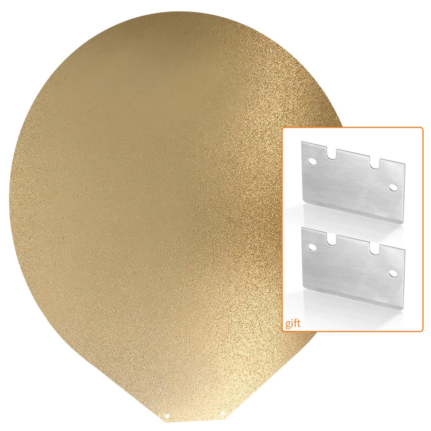 Upgraded Round 270mm in Dia Flsun T1 Pro,Super Racer Build Plate Textured Double