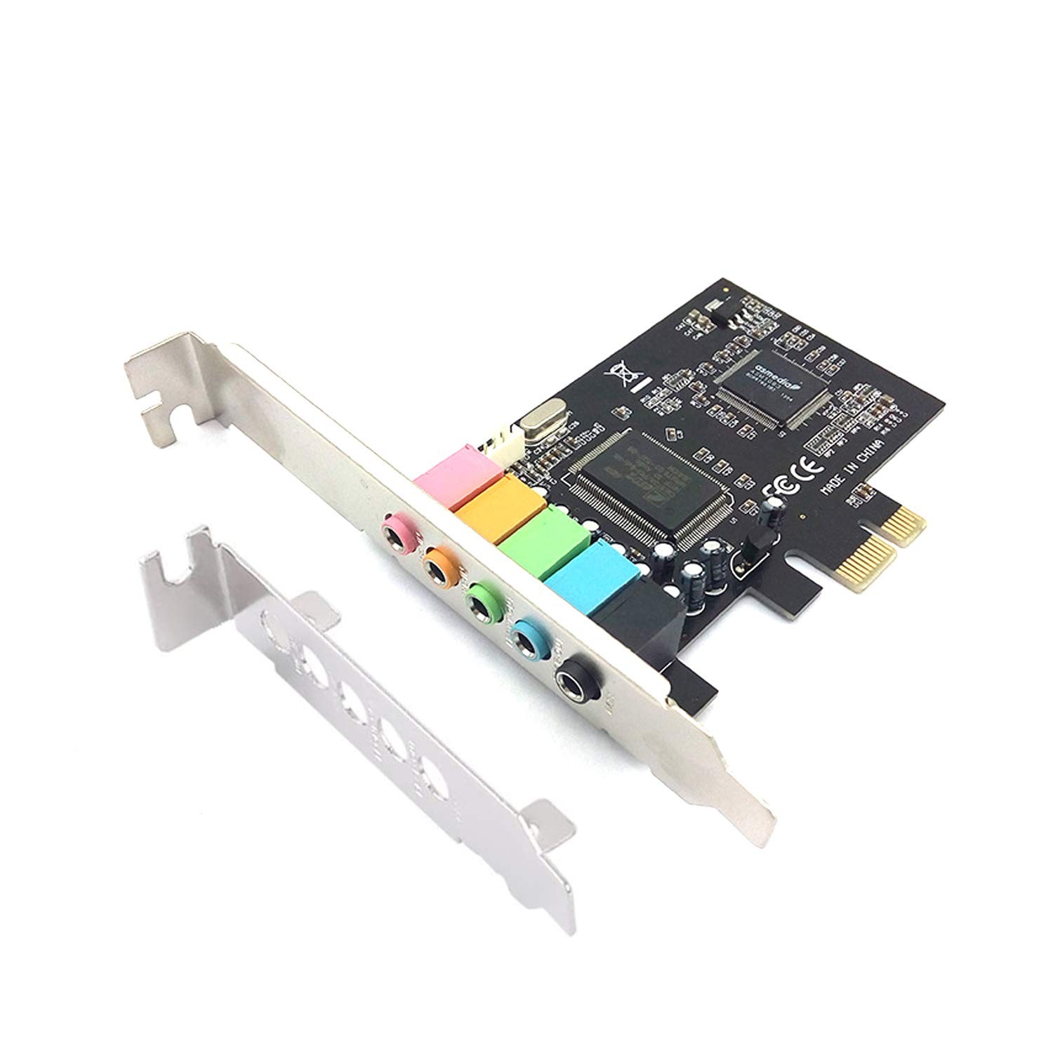 Padarsey PCIe 5.1 Internal Sound Card for PC, Windows 7, 3D Stereo Audio Card, C