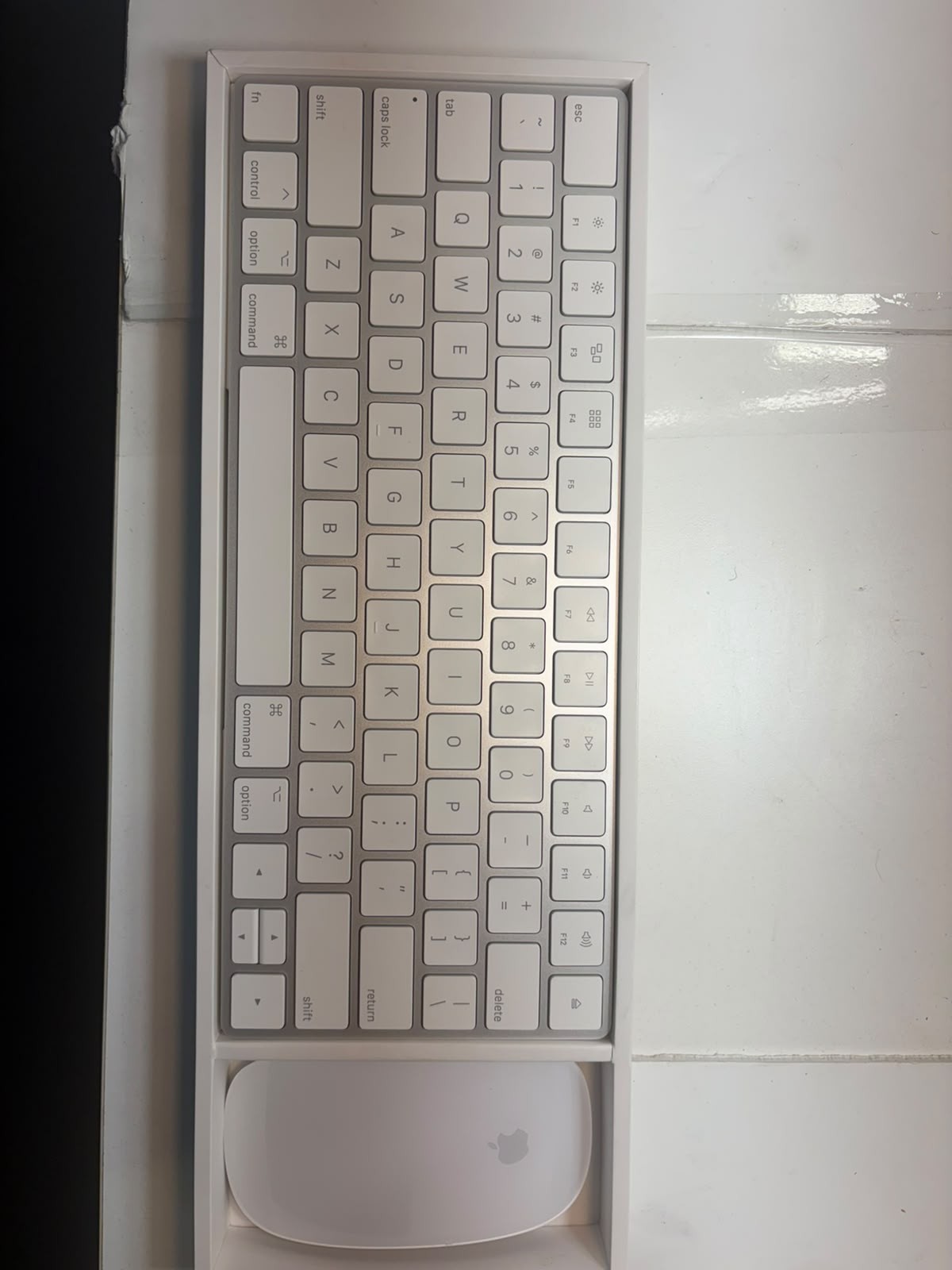 Apple Magic Keyboard and Magic Mouse A1644 A1657 White/Silver Combo OAFC2A
