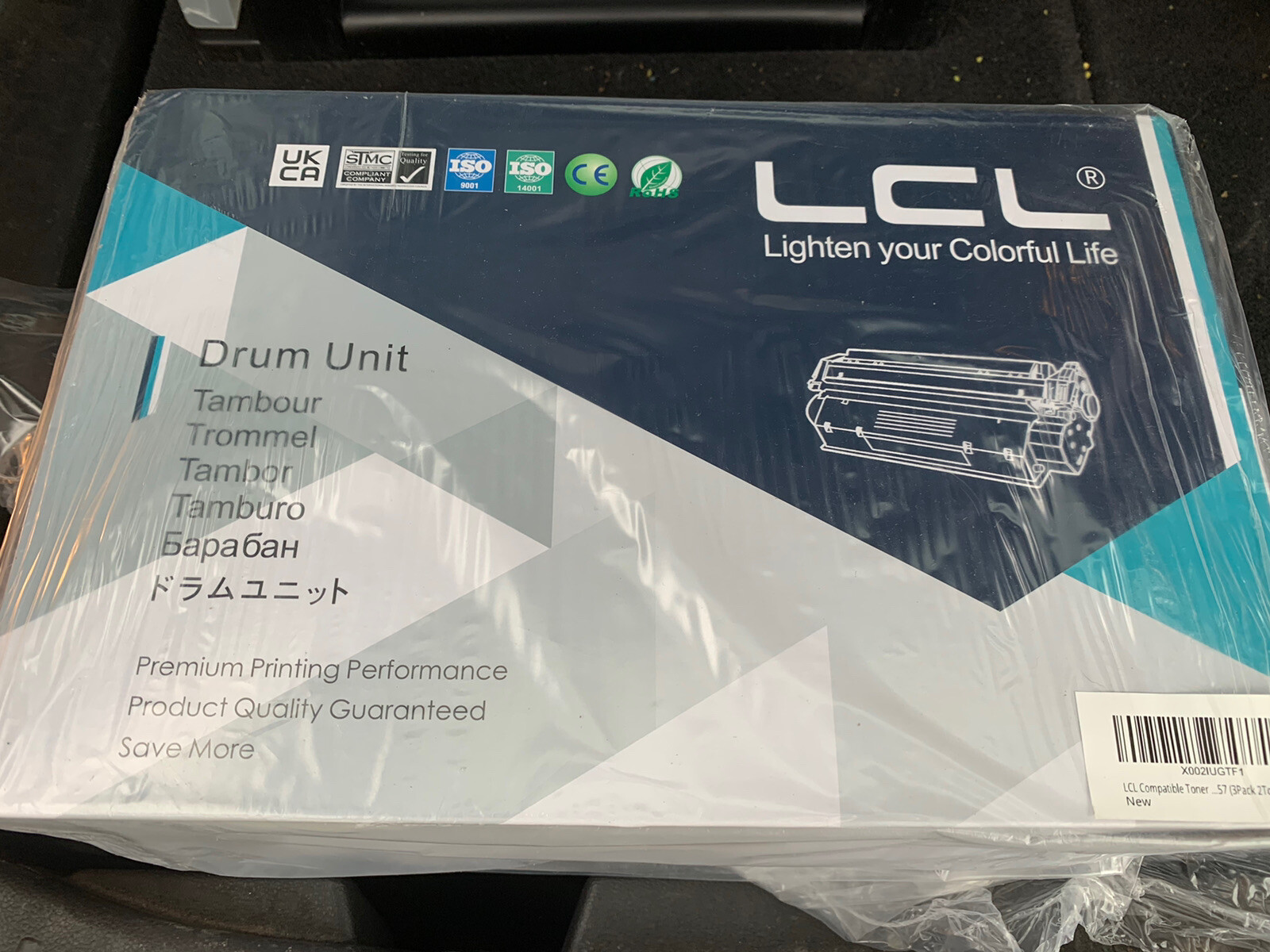 LCL Toner Cartridges And Drum Unit Lot New 