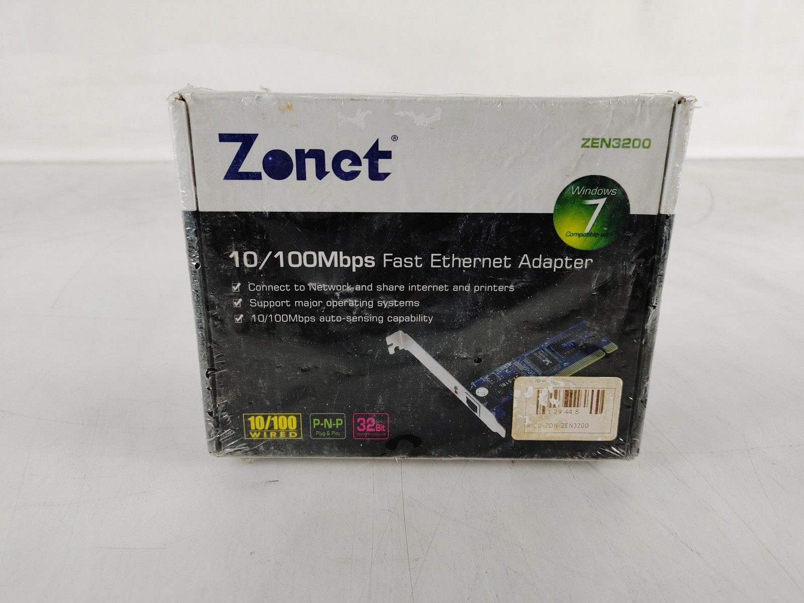 New Zonet ZEN3200 10/100 Fast Ethernet PCI Network Adapter Card