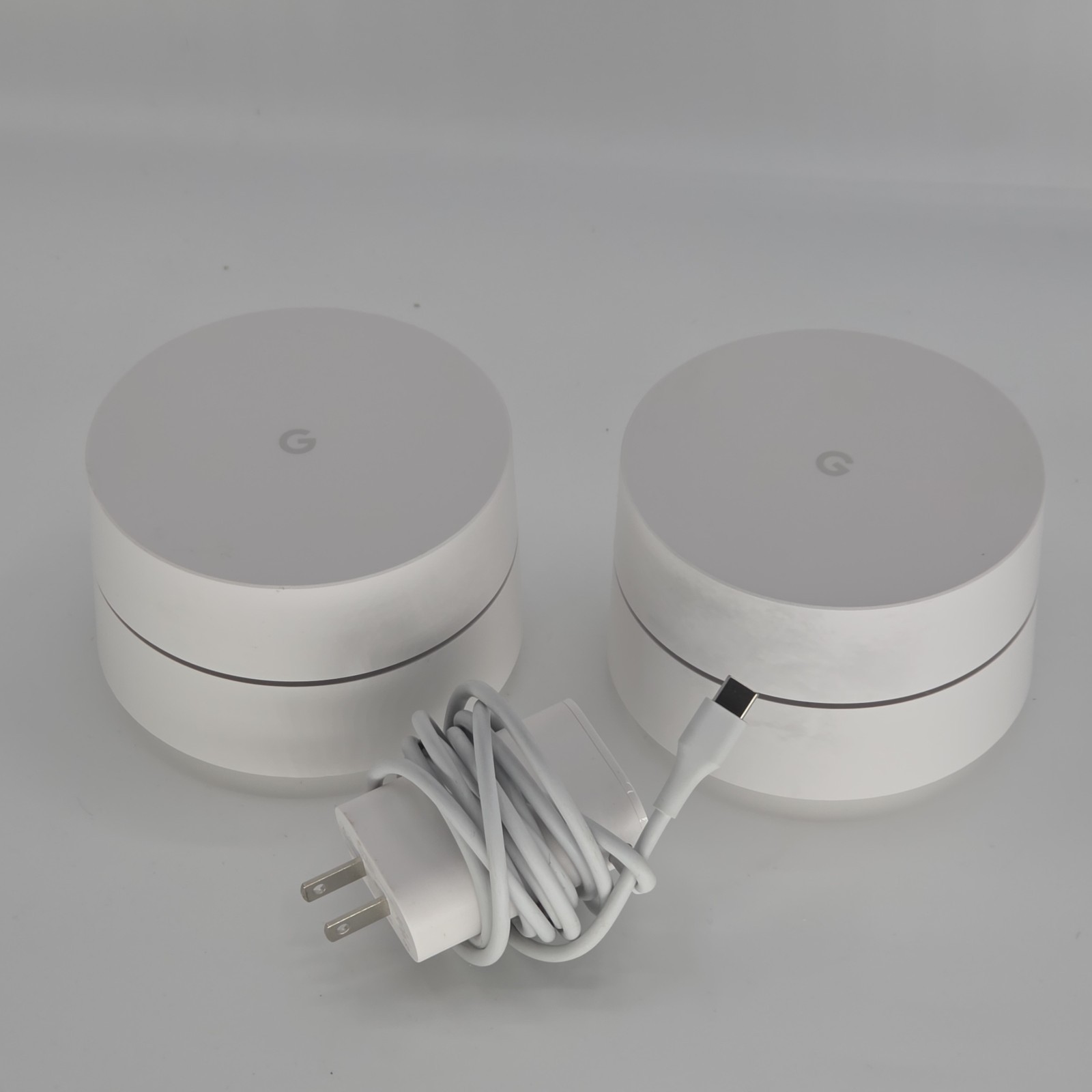 Google Wifi Router Model AC-1304 Lot of 2 Mesh Wi-Fi System Tested