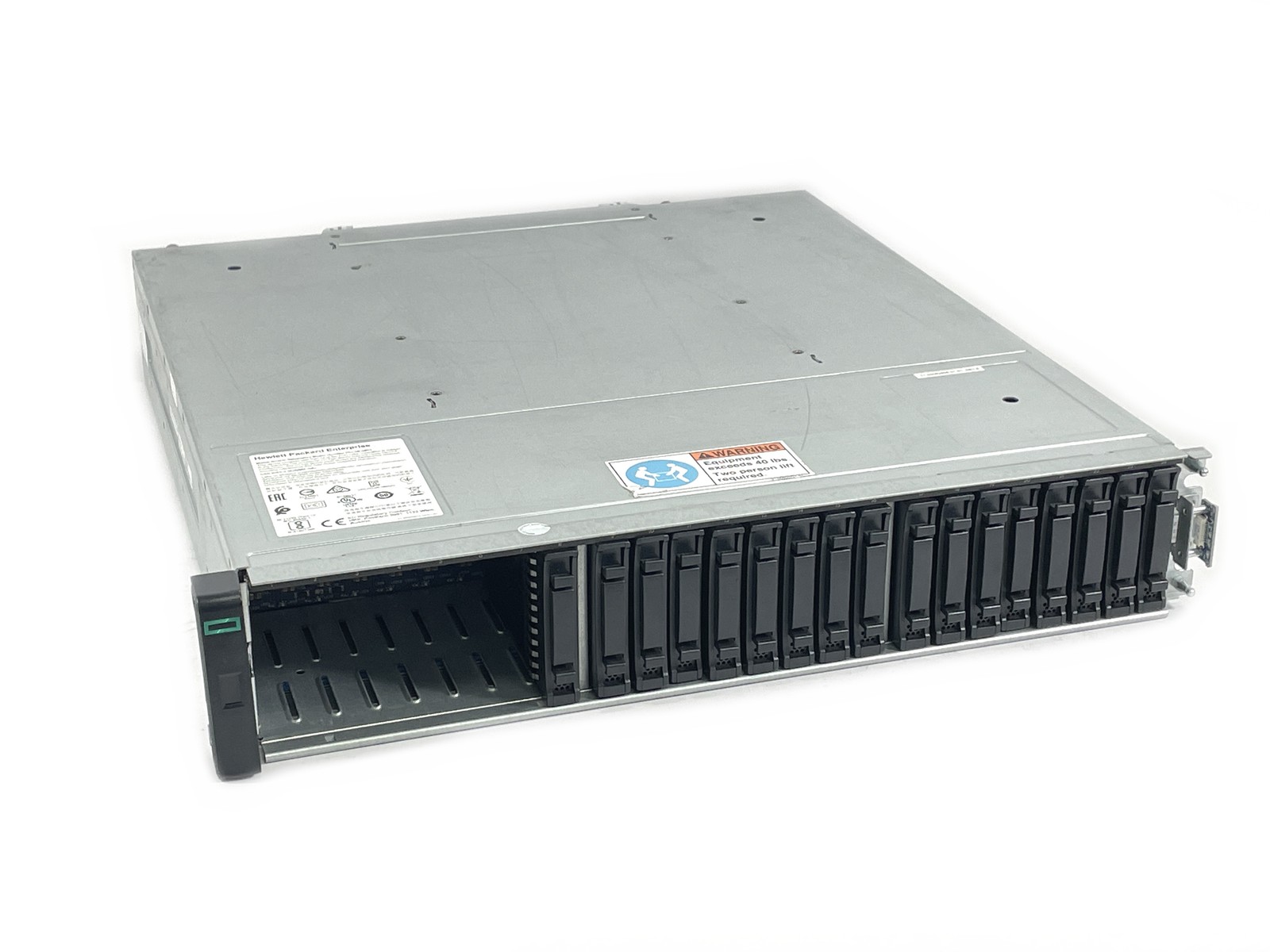 HPE FCLSE-0801 K2R84A SAN Array Chassis Enclosure 2x HPE MSA 2040 - See Desc