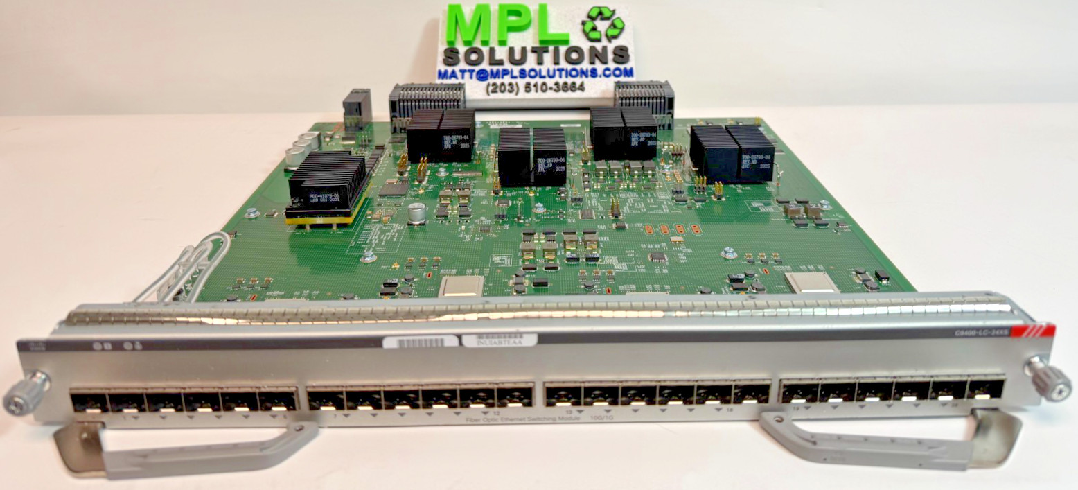 Cisco C9400-LC-24XS Catalyst 9400 /9404 24 Port Gigabit Ethernet SFP Line Card