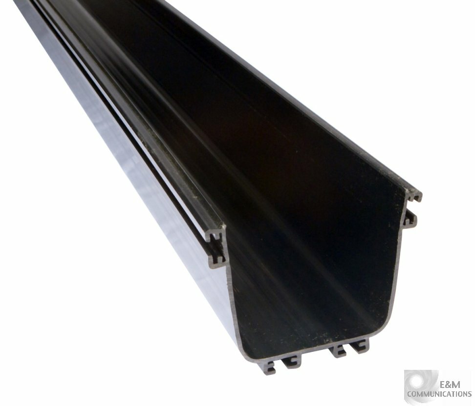 NEW FGSB-MSHS-A ADC TE COMMSCOPE FIBERGUIDE 4 INCH 6FT STRAIGHT SECTION BLACK