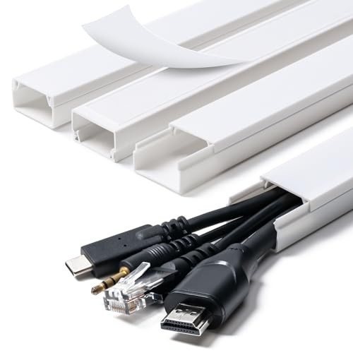 58in Cord Hider, Cable Hider, Cord Covers for Wires on Wall, Paintable Cable Cov