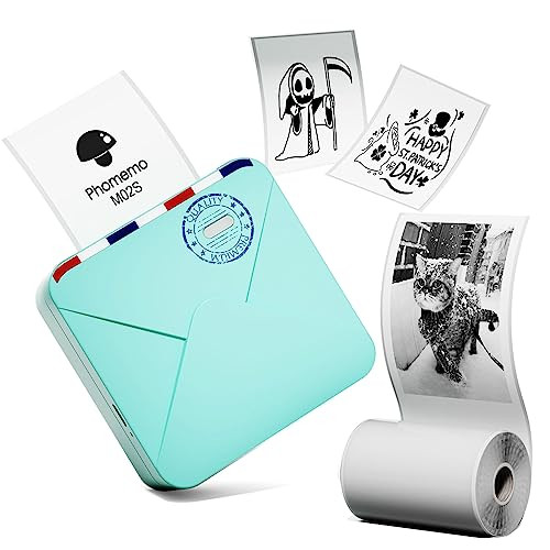 Phomemo M02S Mini Printer Smartphone Compatible Thermal Printer Label Writer