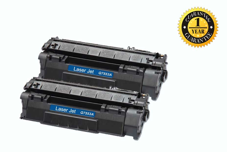 2PK Q7553A 7553A 53A Toner for HP Laserjet P2015 P2014 P2015dn M2727 1320n 2010