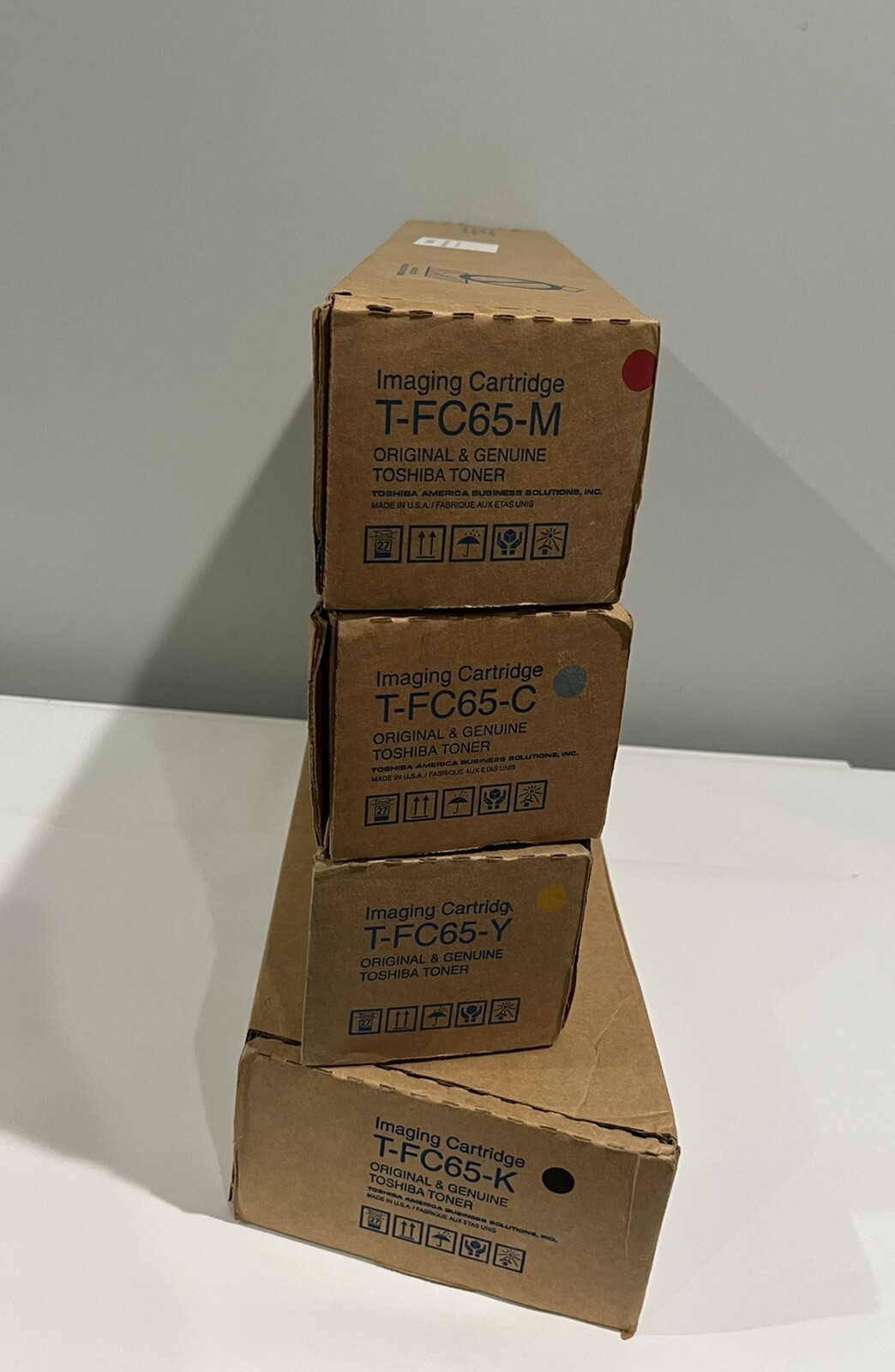 Toshiba T-FC65-C, T-FC65-Y, T-FC65-M, T-FC65-K  Toner Cartridge , E STUDIO 5540C