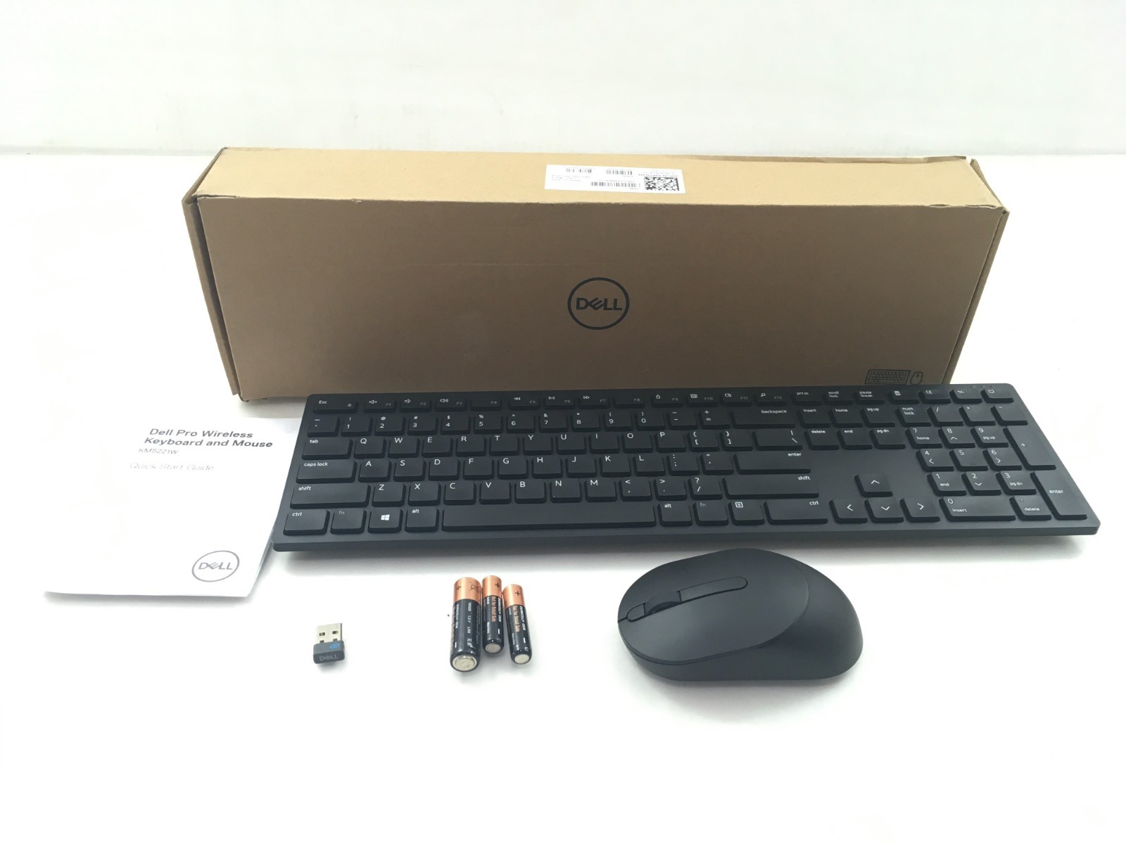 Dell Pro Wireless Keyboard and Mouse  (KM5221WBKB-US)