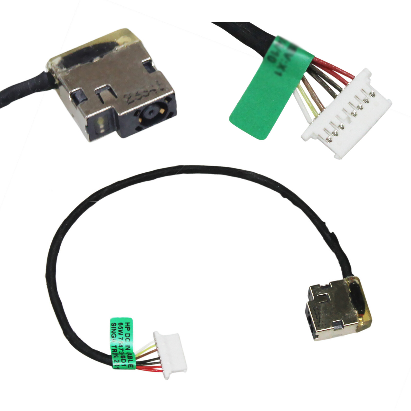 For HP 15-dy1062nr 15-dy1071wm 15-dy1073nr 15-dy1074nr DC Power Jack Cable Port