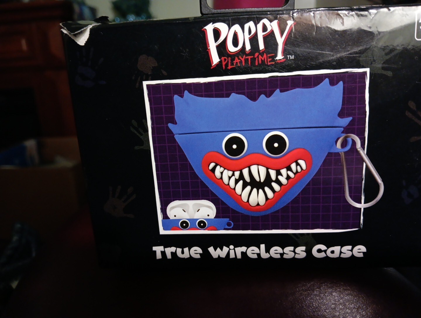 Poppy Playtime Huggy Wuggy True Wireless Earbud Case Cover For Gen 1 & 2 AirPods