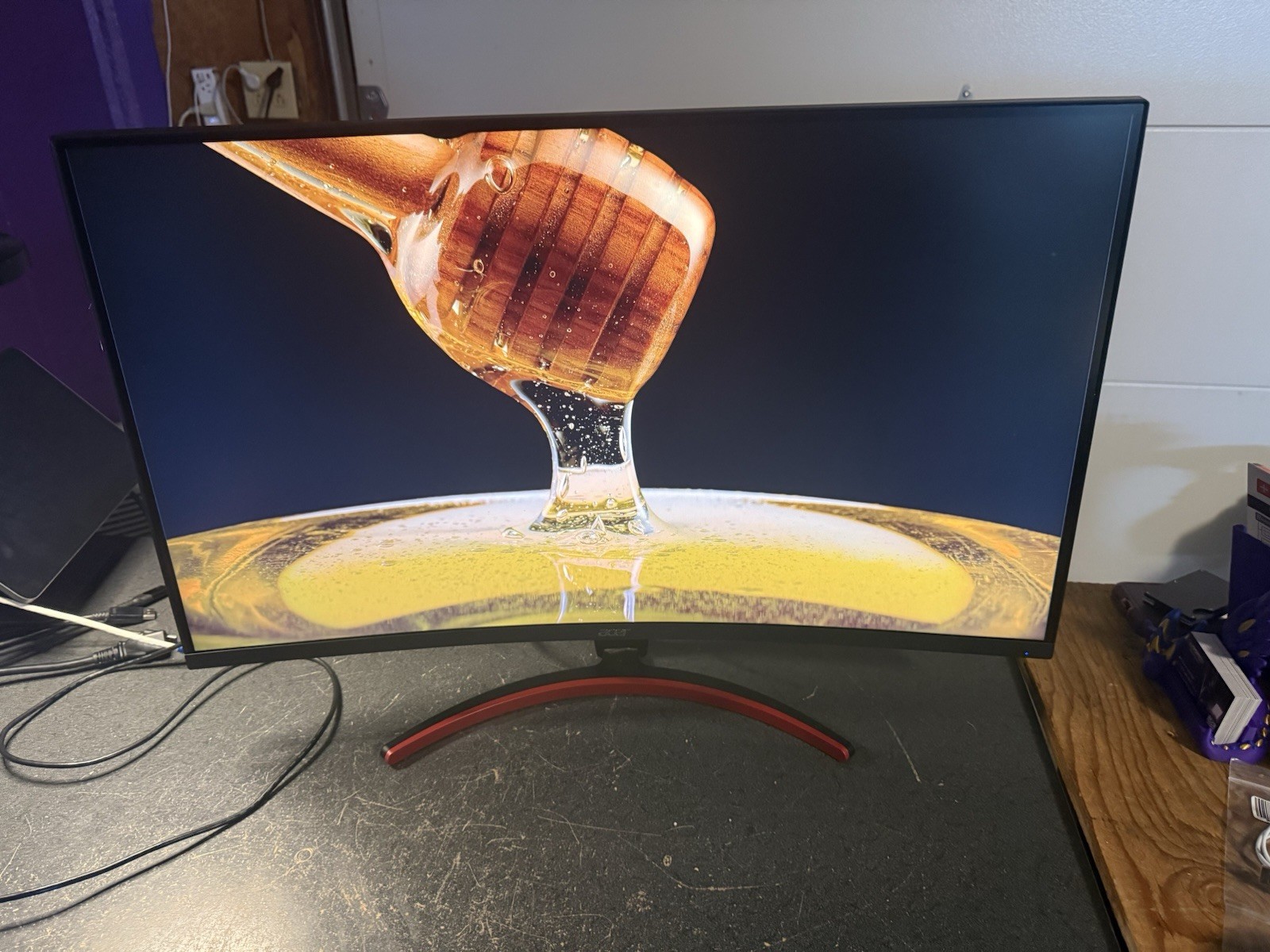 Acer ED323QUR widpx 31.5" LED Curved Monitor - Black (UM.JE3AA.A01)