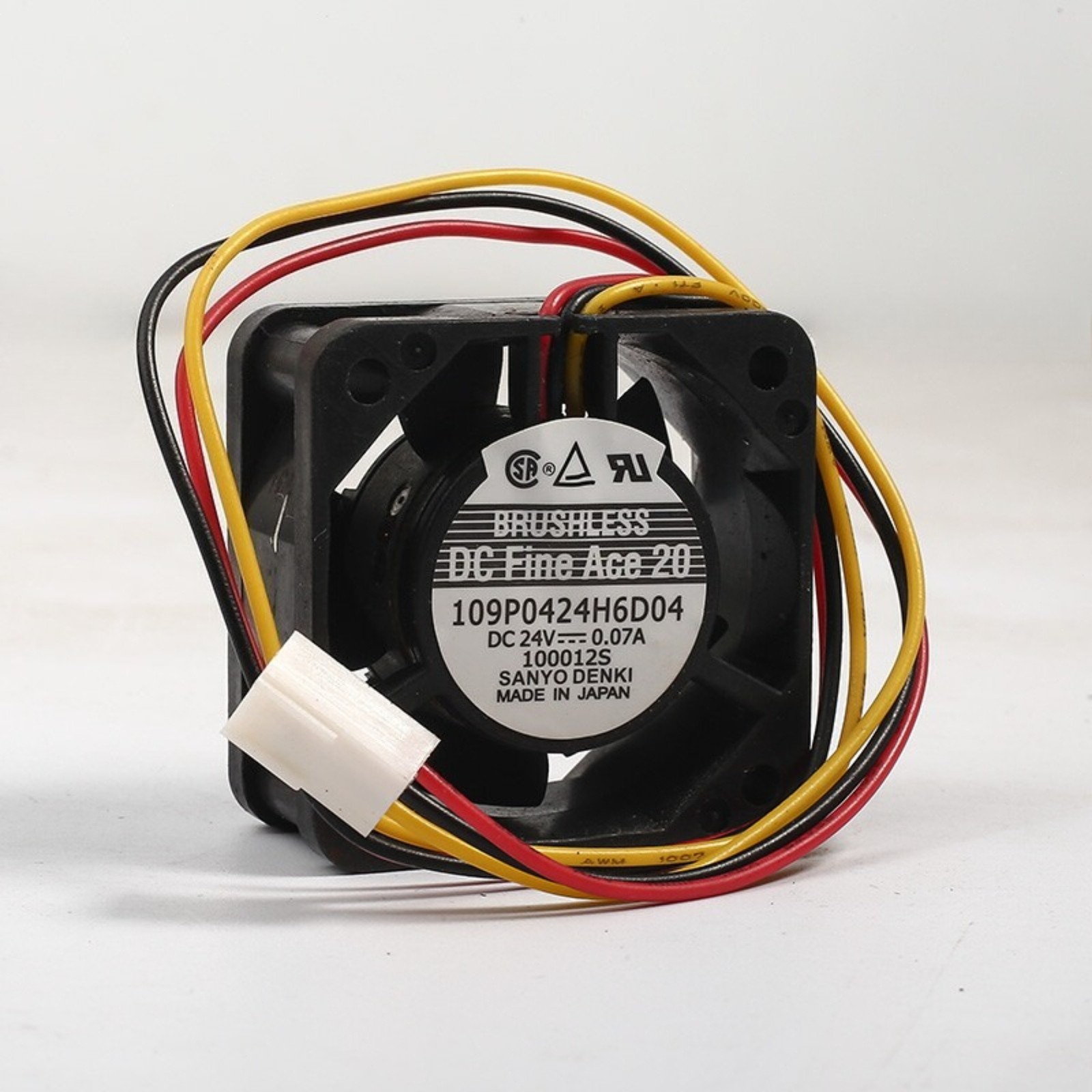 5pcs SANYO DENKI 40*40*20mm fan 109P0424H6D04 DC24V 0.07A 3Pin San Ace 40