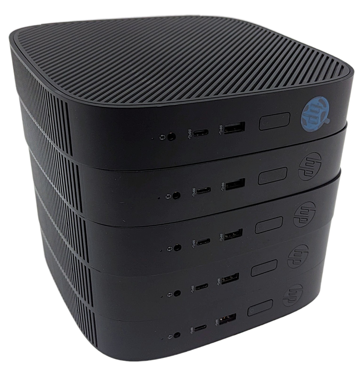 Lot of 5 HP t530 Thin Client AMD GX-215JJ 1.50GHz 4GB RAM 8GB M.2 - No OS No ACs
