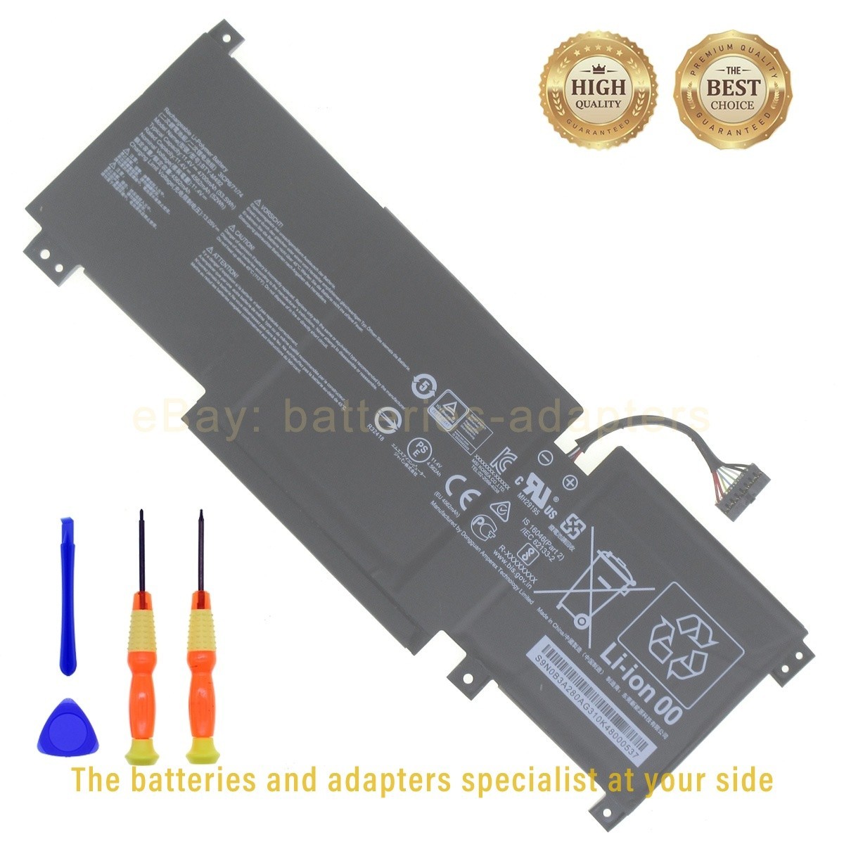 Original quality BTY-M492 battery for MSI Pulse GL66 11UCK-200XPL Bravo 15 B5DD