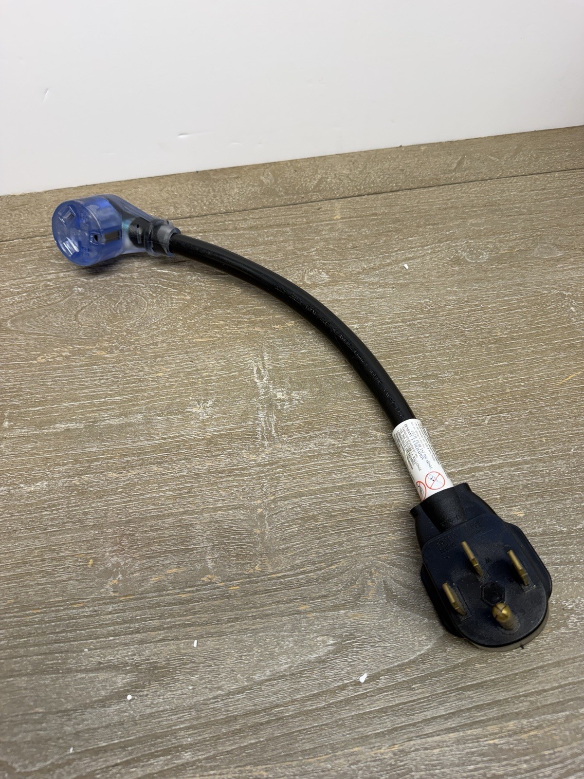 50 Amp RV Power Cord Adapter NEMA 14-50P Male to 14-50R Female Heavy Duty NEW
