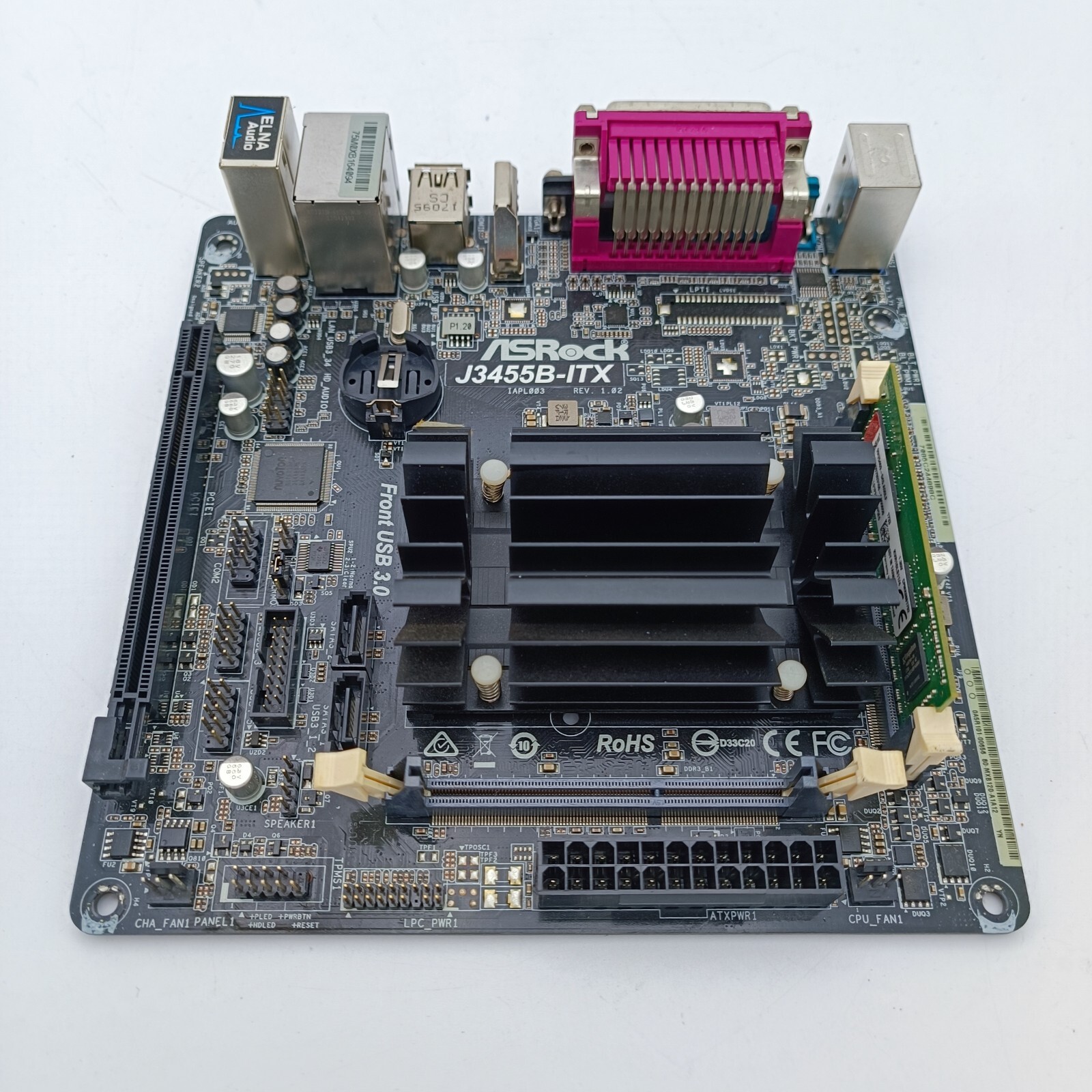 ASRock J3355B-ITX - Motherboard - mini ITX - Intel Celeron J3355 - USB 3.0 - Gig