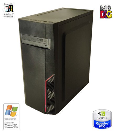 NEW* AMD Athlon 4850e Nvidia Quadro Win98 XP DOS Multiboot Retro PC w/ 50 Games