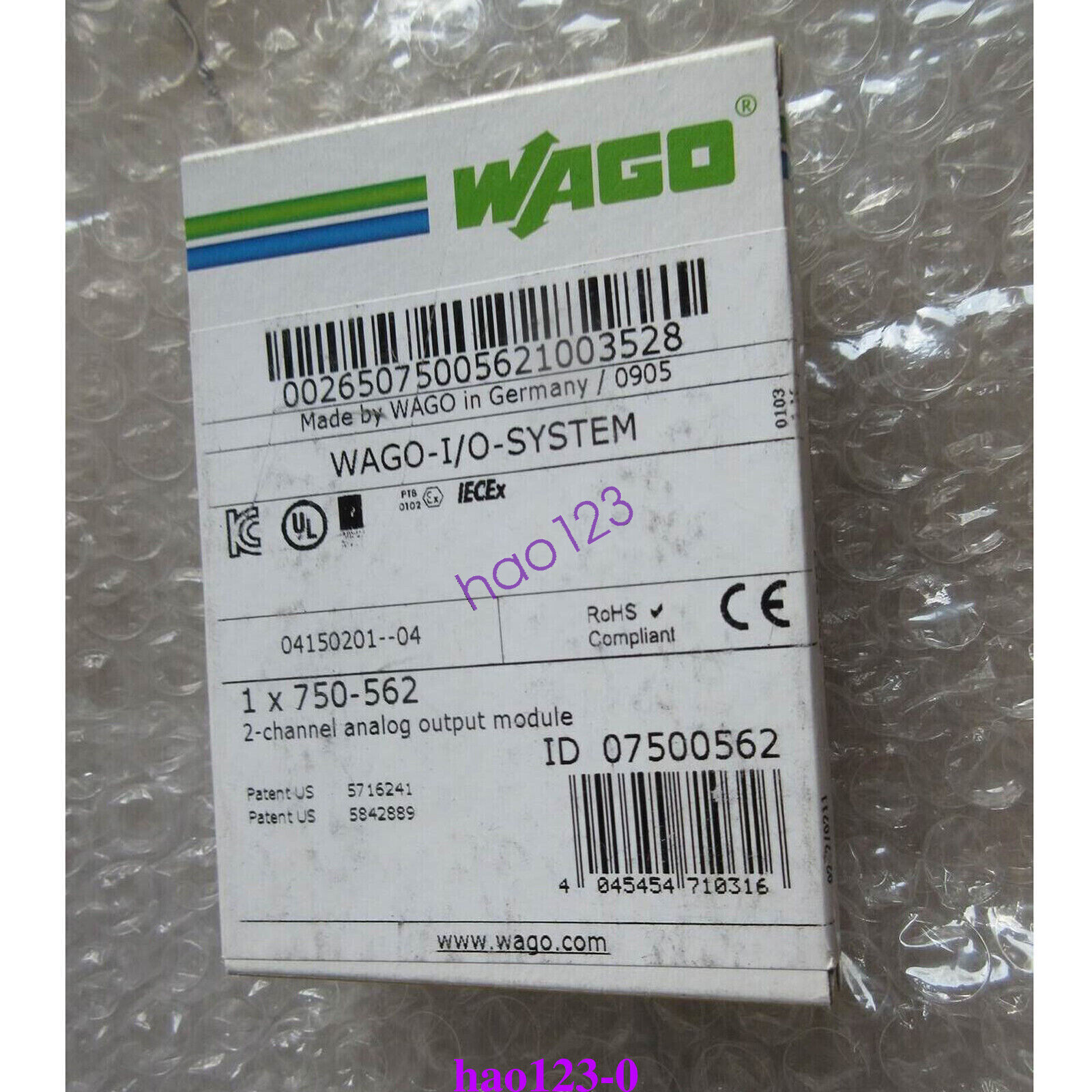 1 PCS NEW IN BOX WAGO PLC module 750-562 FAST SHIP#XR(DHL/FedEx)