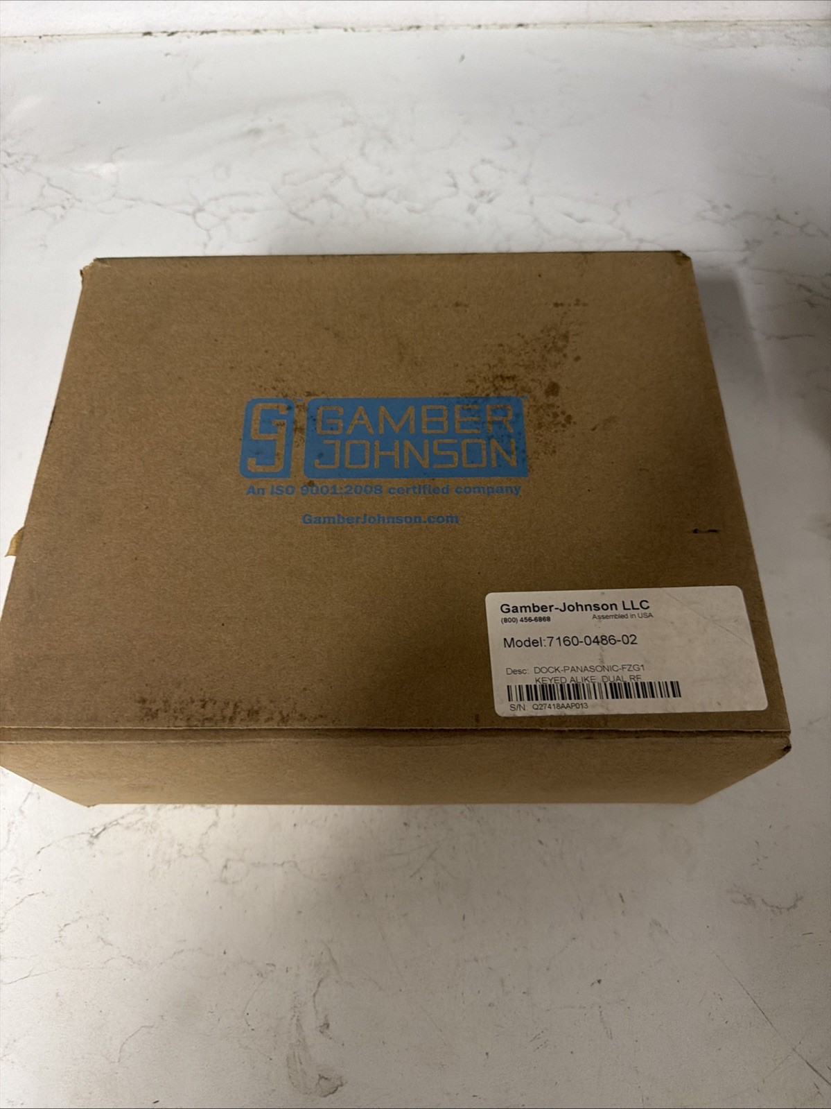 (NEW IN BOX) Gamber Johnson 7160-0486-02 Vehicle Dock Toughbook FZ-G1 Dual RF