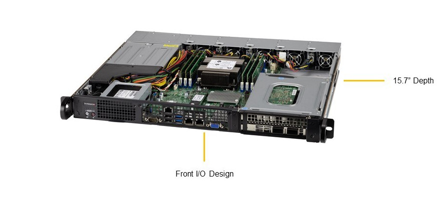 SuperMicro SYS-1019P-FRN2T 1U Server - CSE-515M-R804 + X11SPW-TF-001
