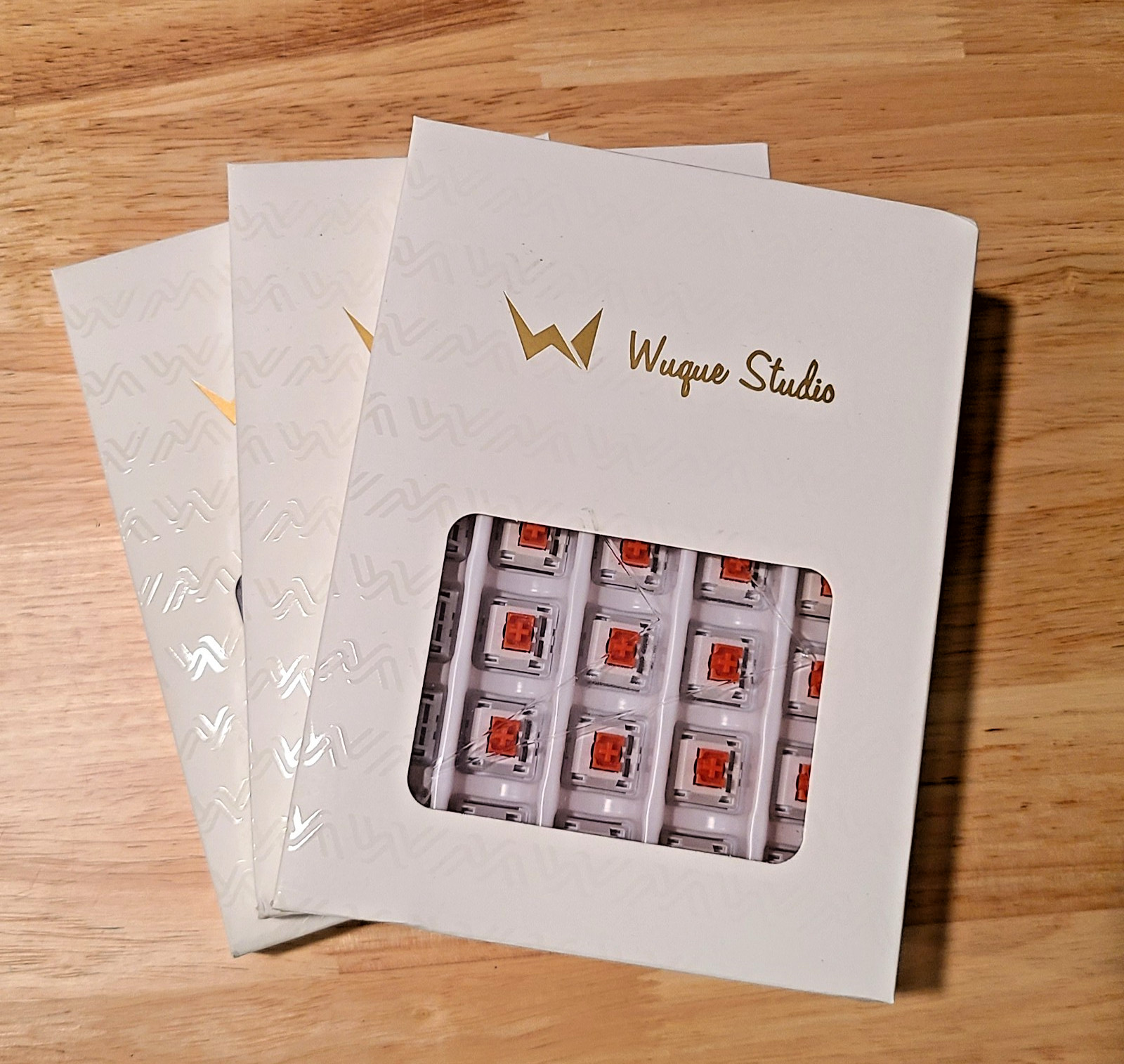 WS Wugue Studio keyboard switches - Red - 105 pcs (3 boxes of 35) 3D Printing