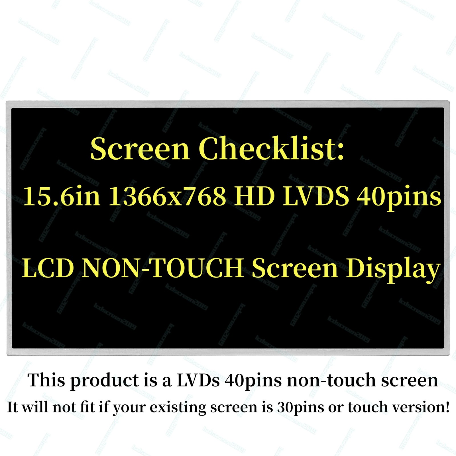 For LTN156AR15-003 New 15.6” WXGA HD 1366x768 LED New LCD Replacement Screen