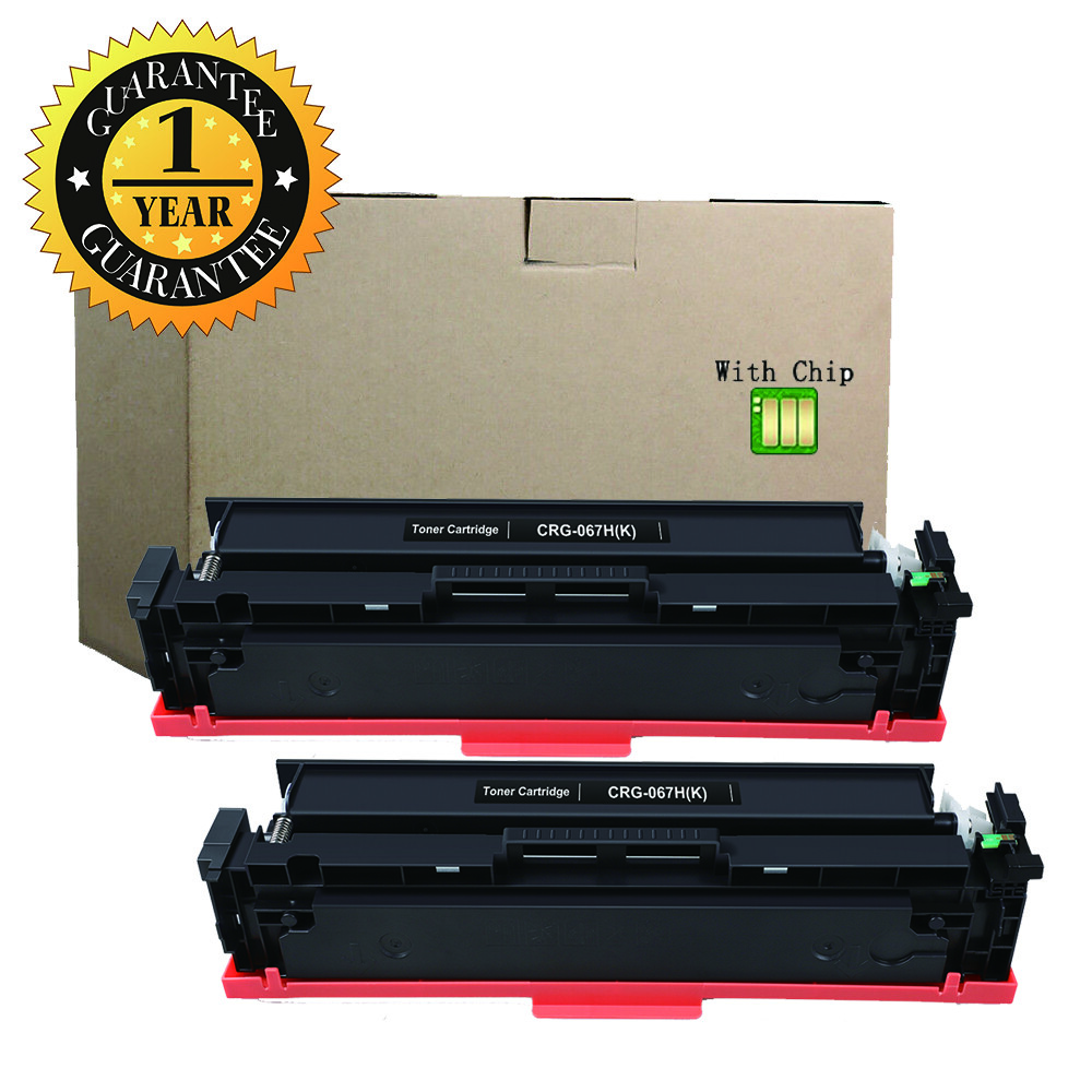 2PK 067H Black Toner Cartridge 5106C001 067 H High Capacity For Canon LBP633Cdw