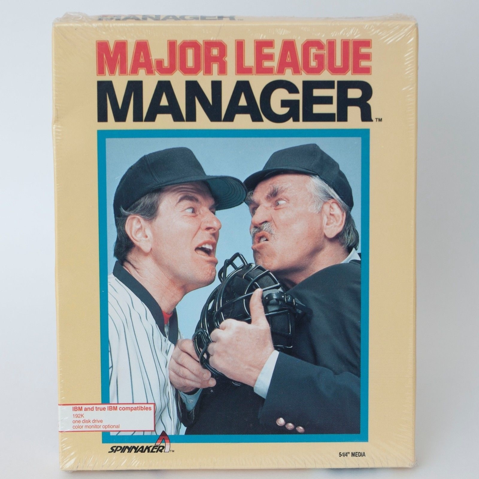 (New) Major League Manager - IBM PC Sports Game Computer Floppy disk 192k