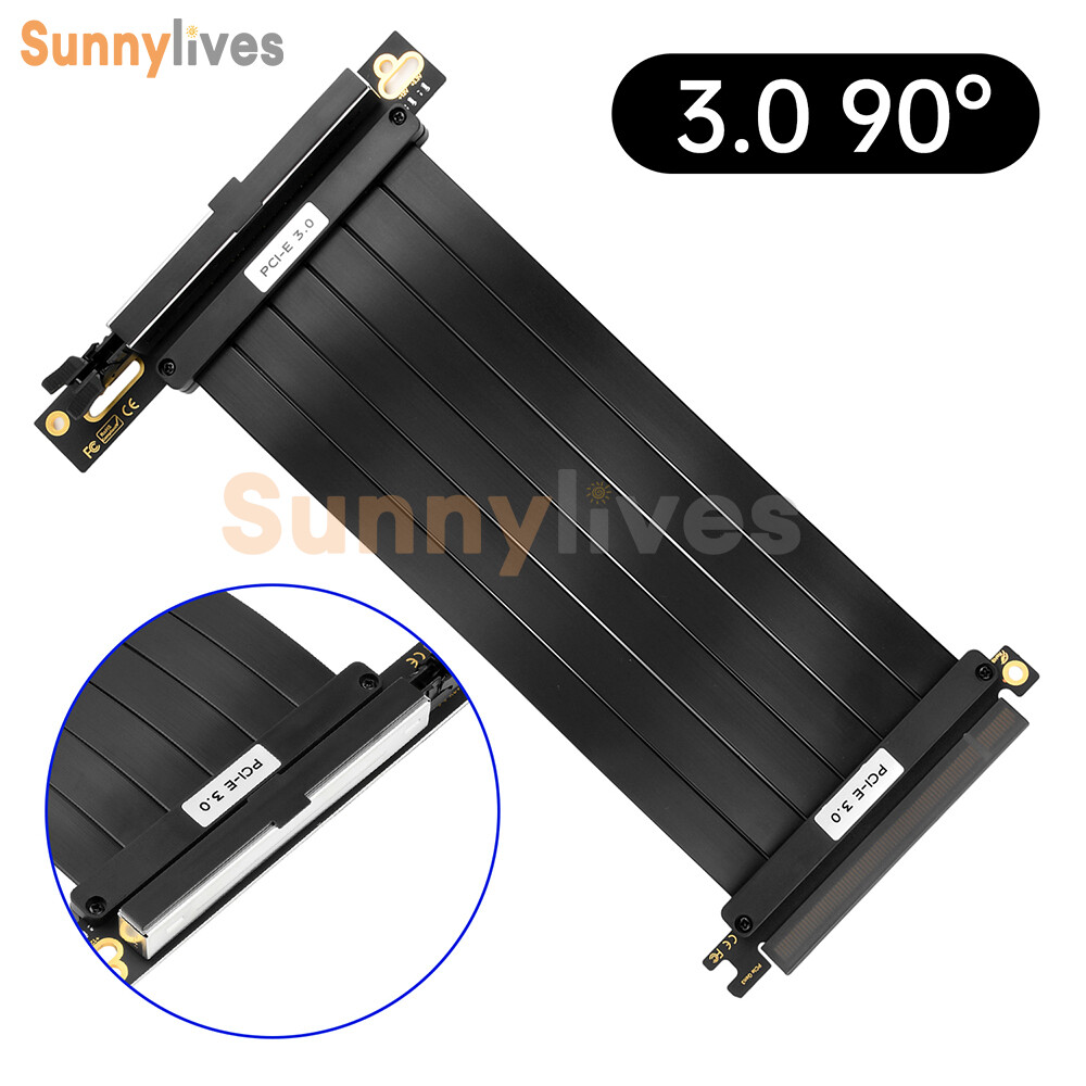 PCI-E 3.0/4.0 16x Riser Cable Graphics Card Extension Cable GPU Expansion Card