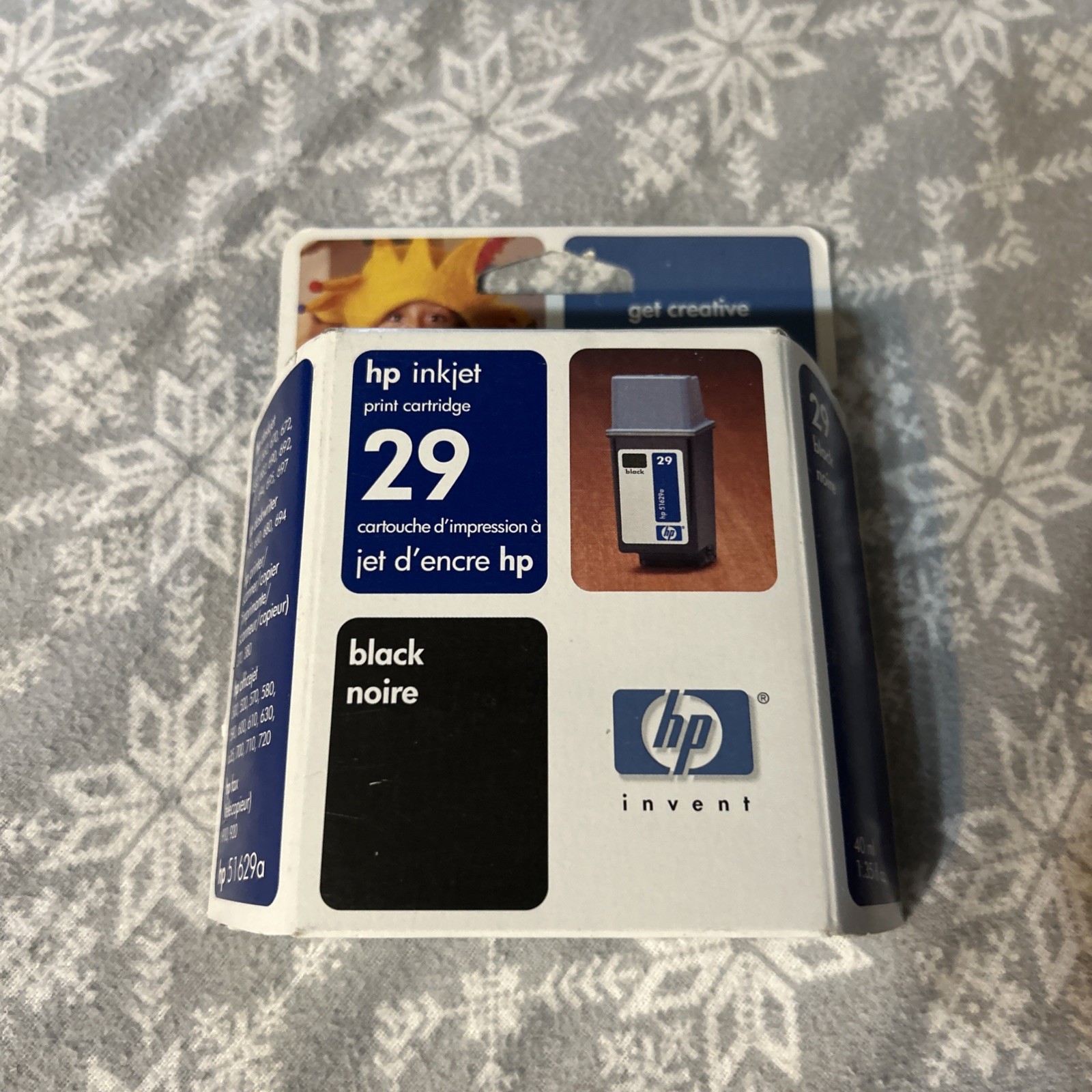 Genuine HP 29 Black Ink Cartridge Exp 06/2004