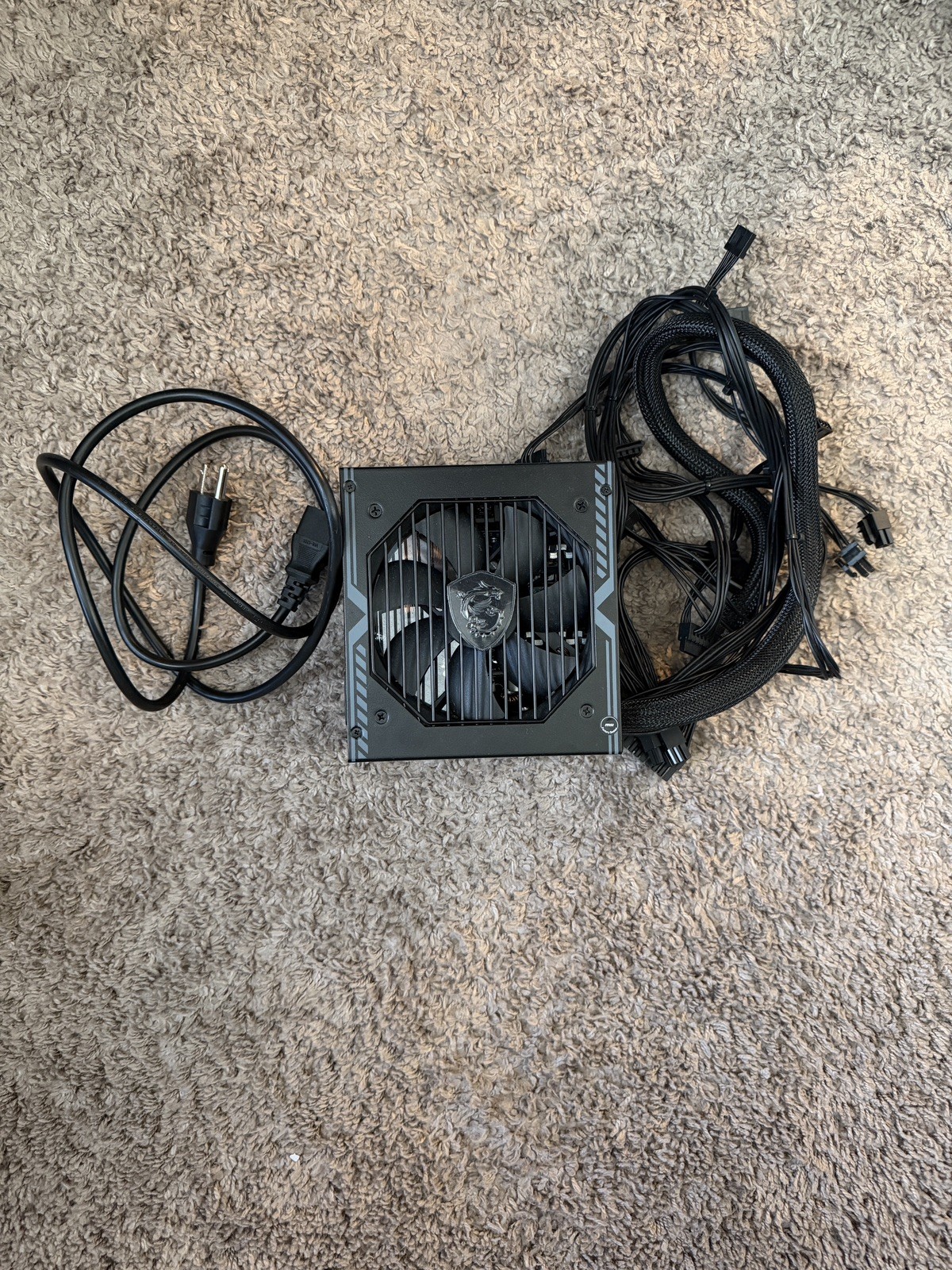 MSI MAG A550BN, Non-Modular Compact 550W Power Supply, 80+ Bronze, Low-Noise