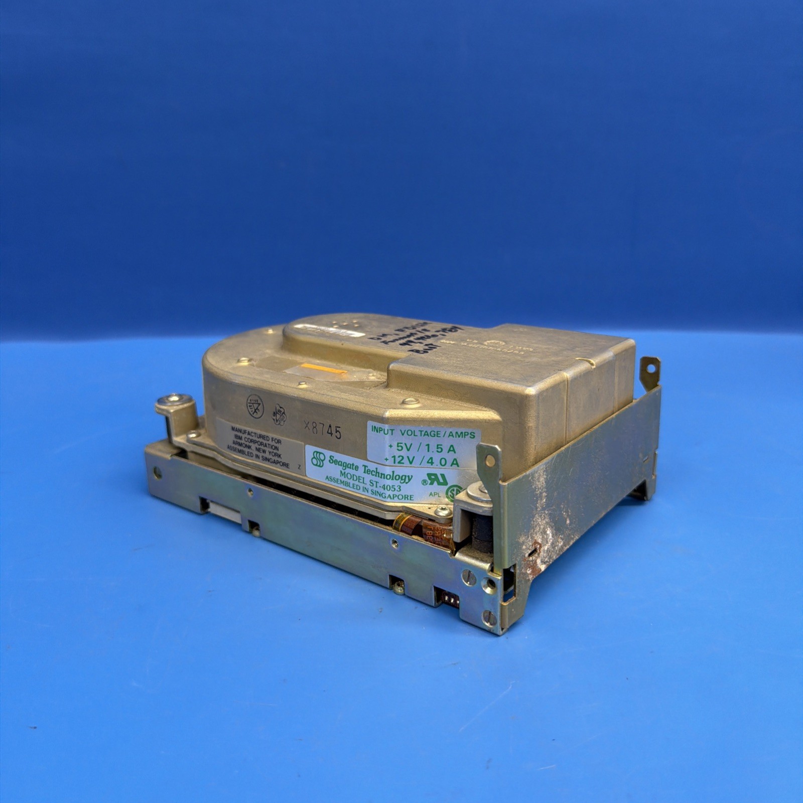 Vintage Seagate ST-4053 44MB 5.25in Full Height MFM Hard Drive IBM Untested