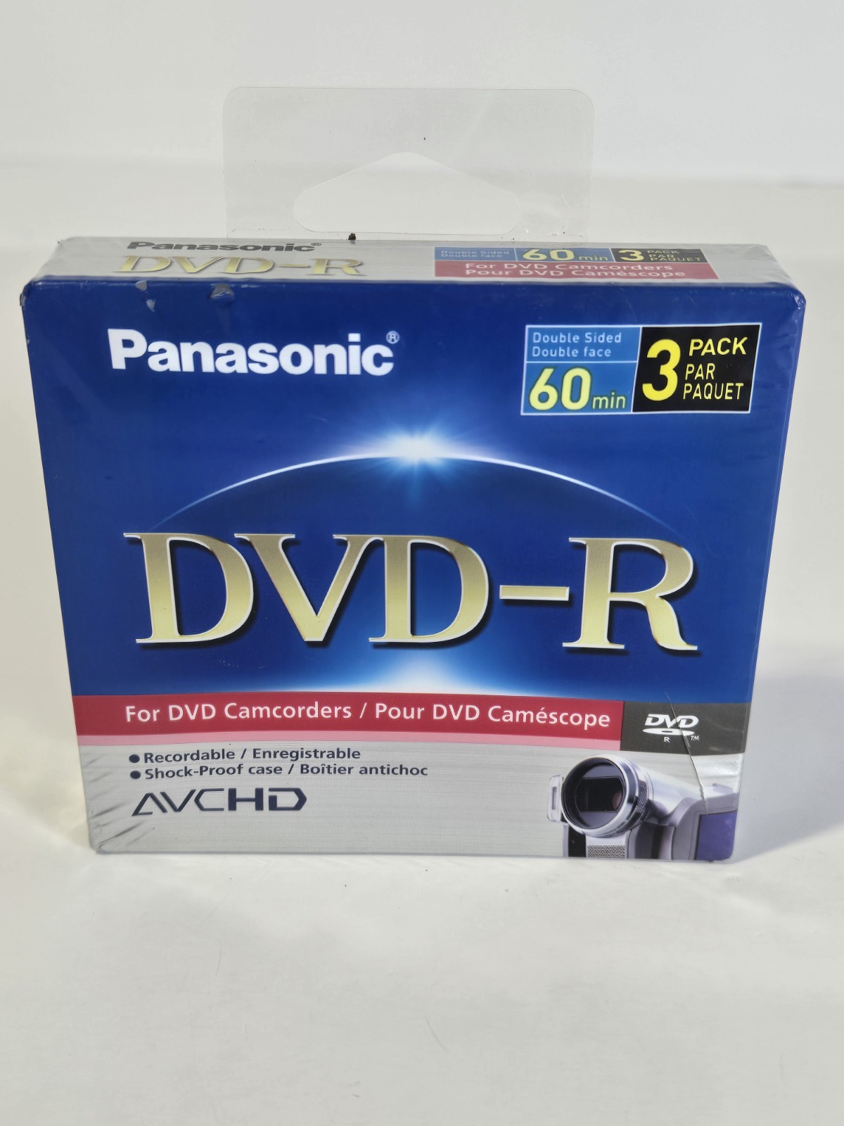 Panasonic DVD-R Mini 5 Pack For Camcorders 30 Mins AVCHD *NEW SEALED*