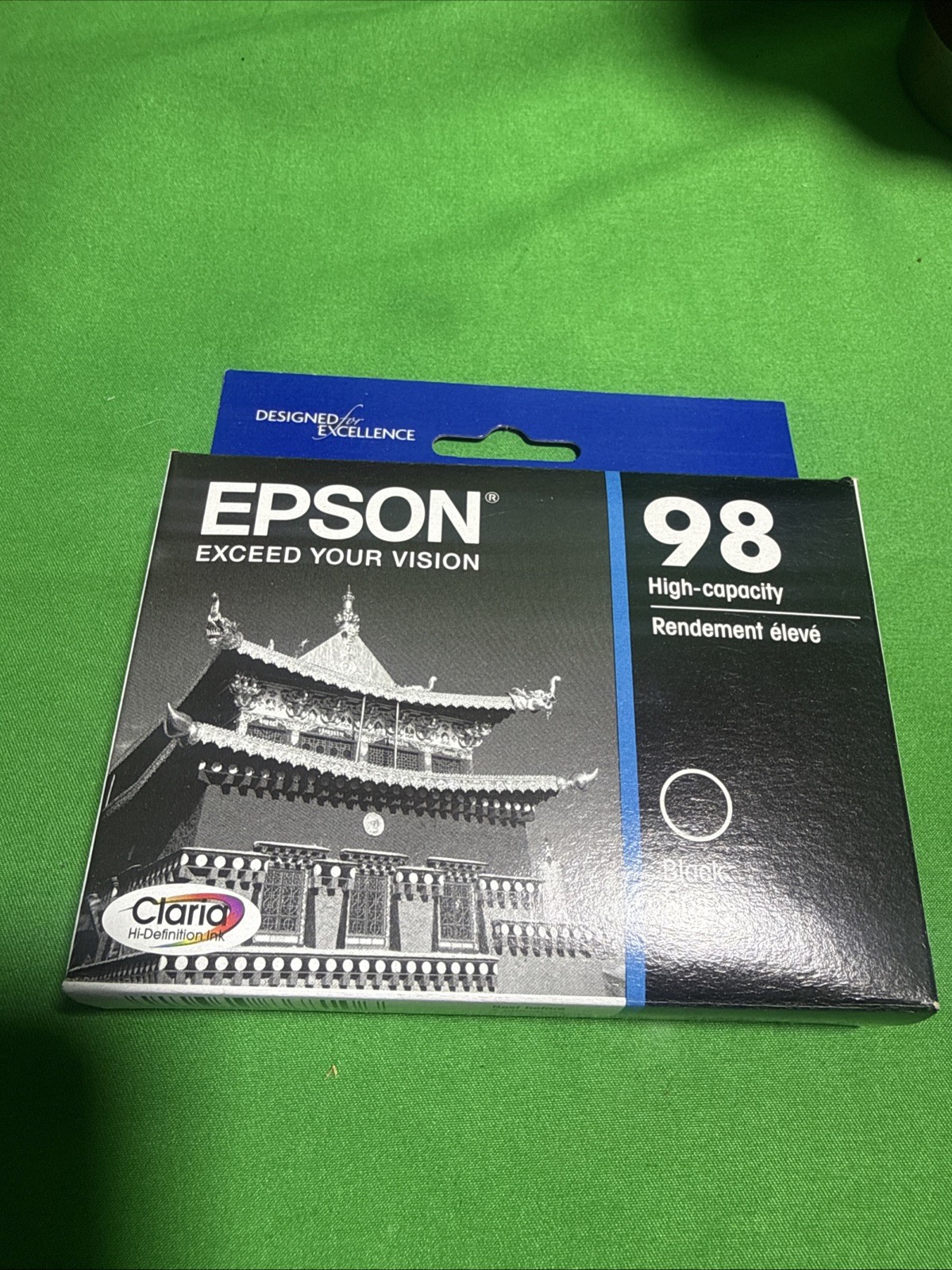 NIB Genuine Epson 98 Black ink T098120  High Capacity EXP 09/2026.