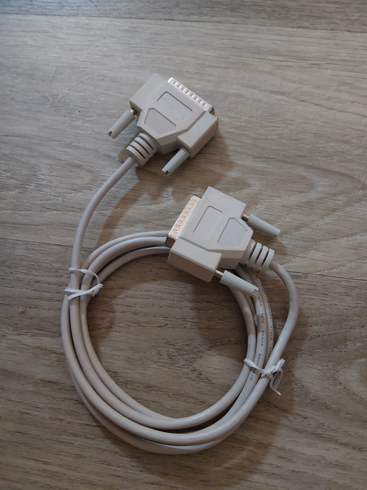 Generic Vintage LPT1 Parallel Printer Cable, 6ft