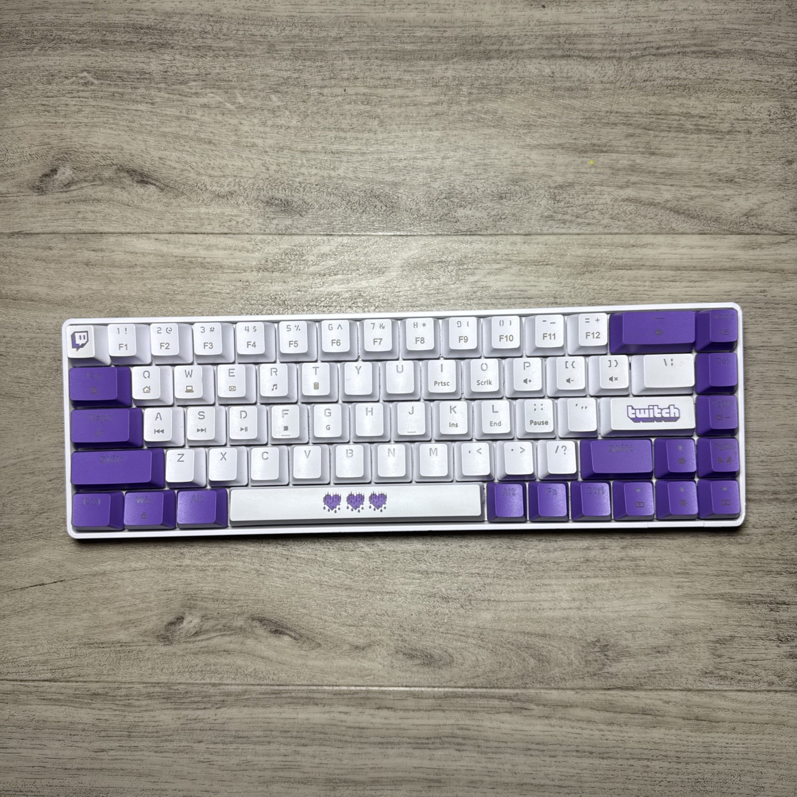 Twitch Mechanical Keyboard – 68-Key Limited Edition - RGB Wired USB