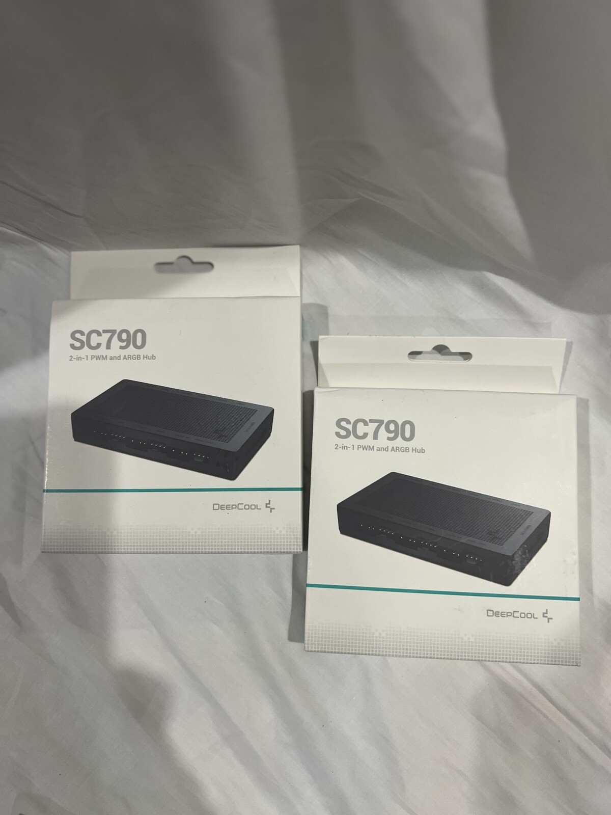 2 Units Of DeepCool SC790 2-in-1 PWM and ARGB Hub New Open Box