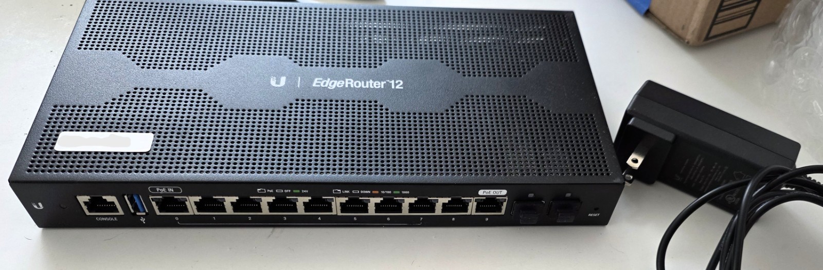 ~ Ubiquiti EdgeRouter 12 (ER-12) High-Performance Enterprise-grade router