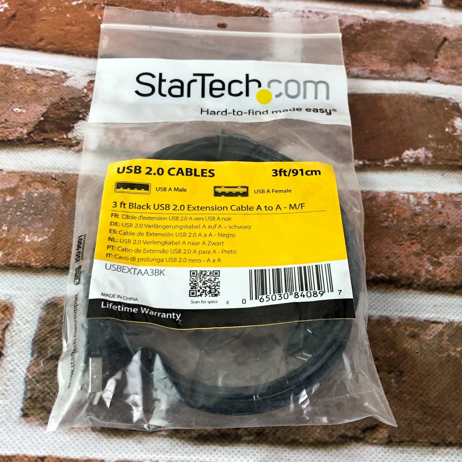 New Star tech.com usb 2.0 cables 3ft /91cm  A female 