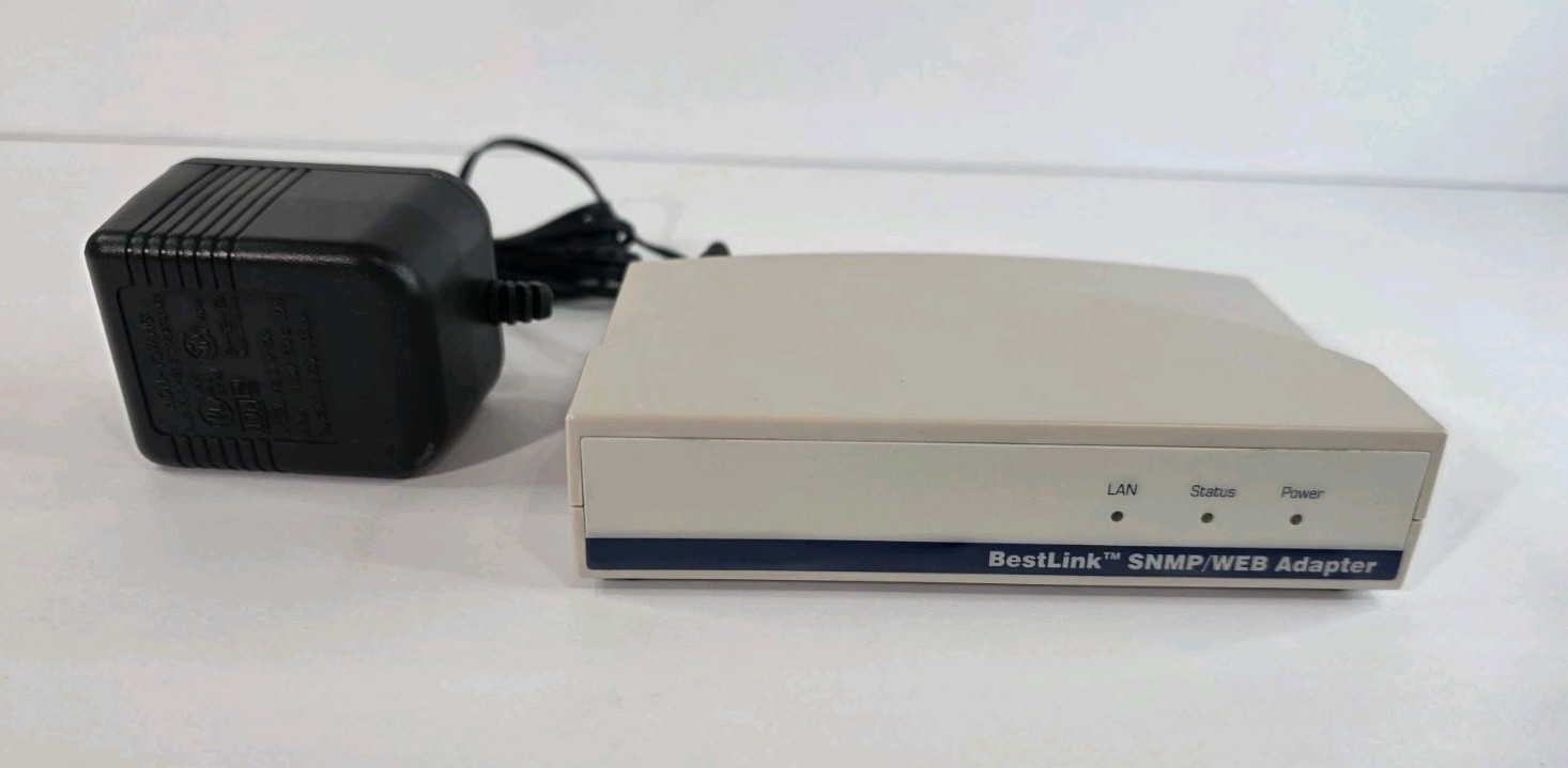 Eaton BestLink SNMP/WEB Adapter Ferrups / Legacy Best Power w/Power Supply