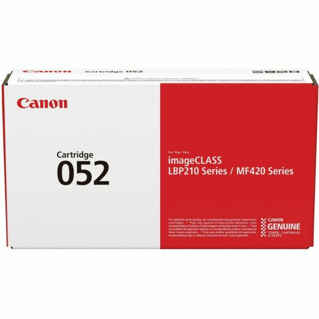 Canon 052 Toner Black Original Cartridge 2199C002 for LBP214dw LBP215dw MF424dw