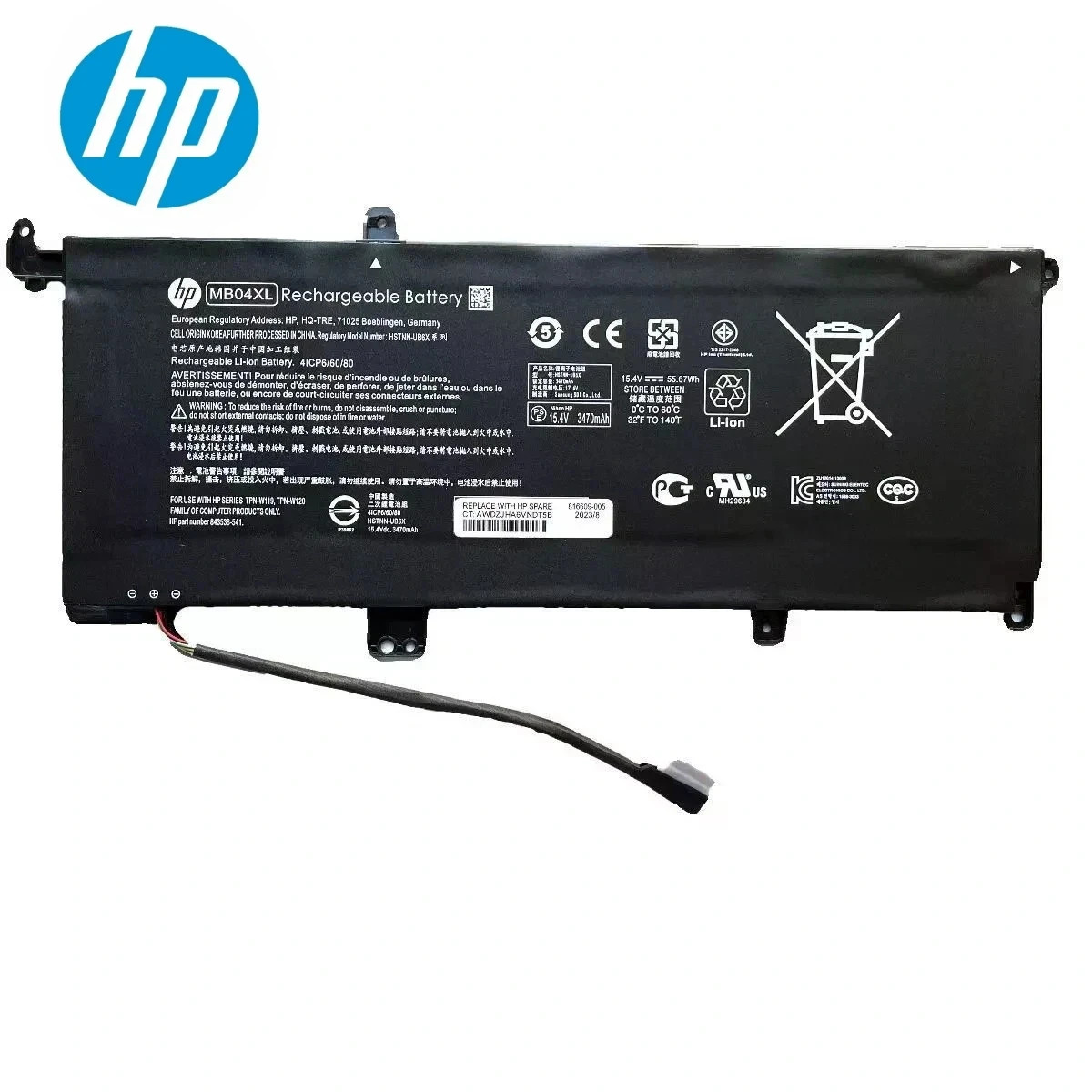 Genuine OEM MB04XL Battery For HP Envy X360 M6-AQ000 15-AQ 15-AR 844204-855 US