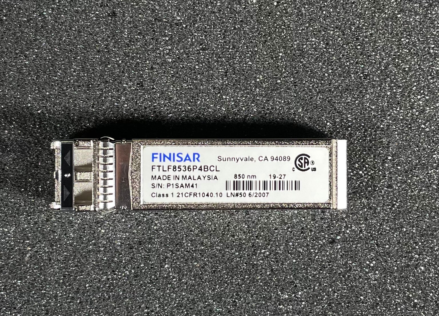 Finisar FTLF8536P4BCL 25GE SR SFP28 850nm 100m over MMF Optical Transceiver