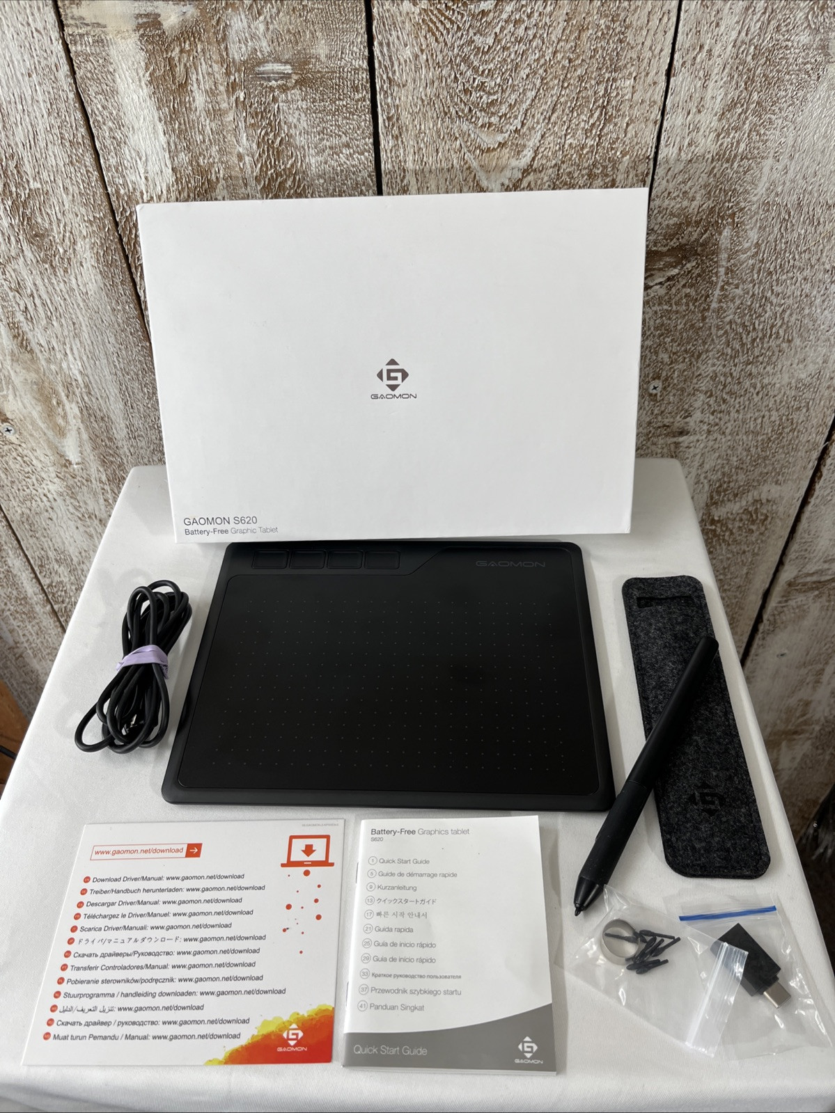 GAOMON S620 Digital Graphic Tablet-New Open Box